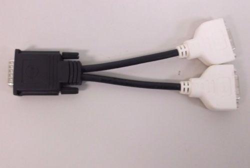 Computer Video Adapter DMS 59 Y Splitter to Dual DVI-I Dual Link Computer Video Adapter DMS 59 Y Splitter to Dual DVI-I Dual Link